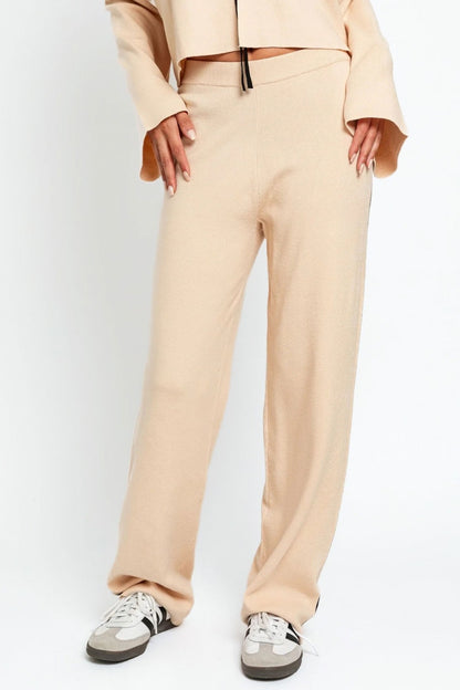 High Waist Sweater Pants
