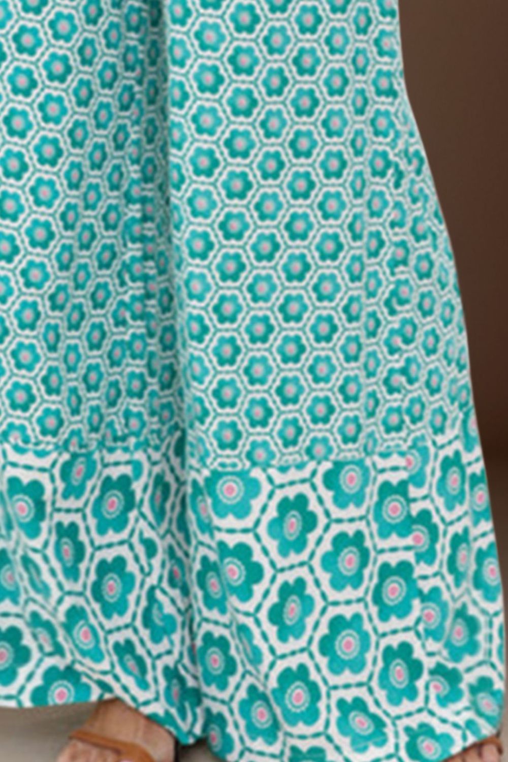 Floral Print High Waist Pants