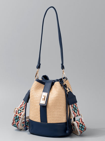 Straw Bucket Bag
