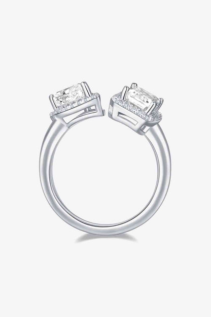 1 Carat Moissanite 925 Sterling Silver Ring