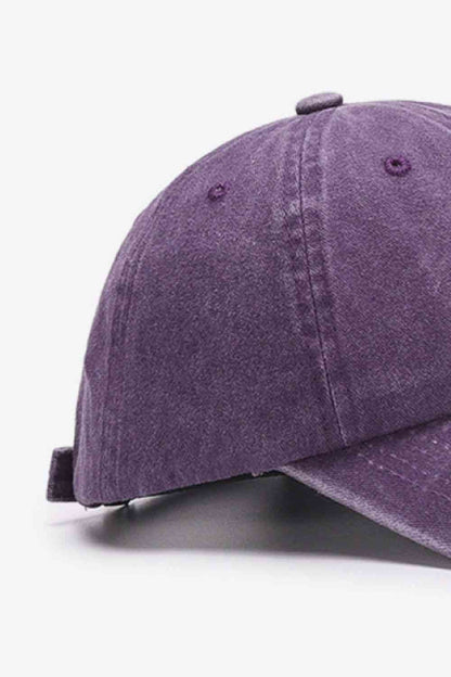 Washed Baseball Cap