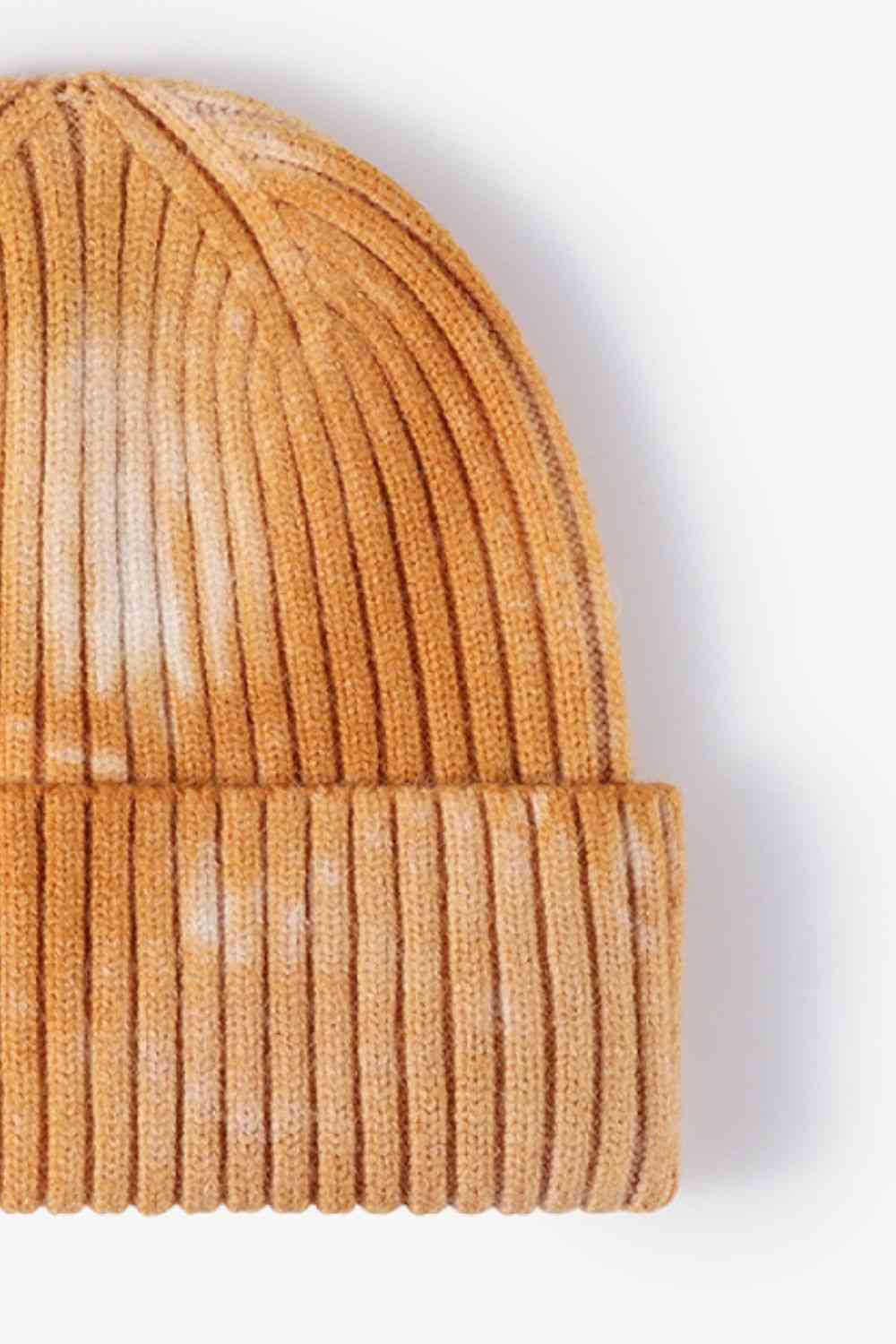 Tie-Dye Ribbed Beanie