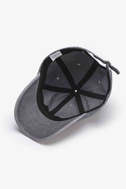 Washed Baseball Cap
