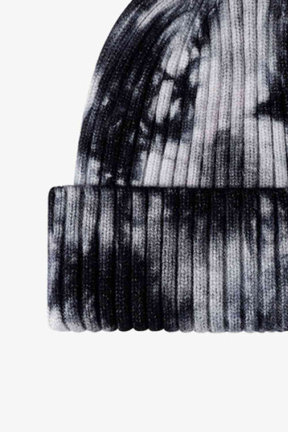 Tie-Dye Ribbed Beanie
