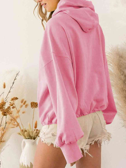 Dropped Shoulder Hoodie
