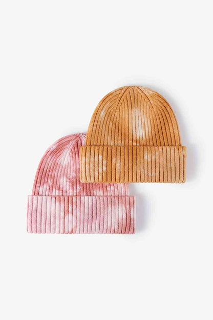 Tie-Dye Ribbed Beanie