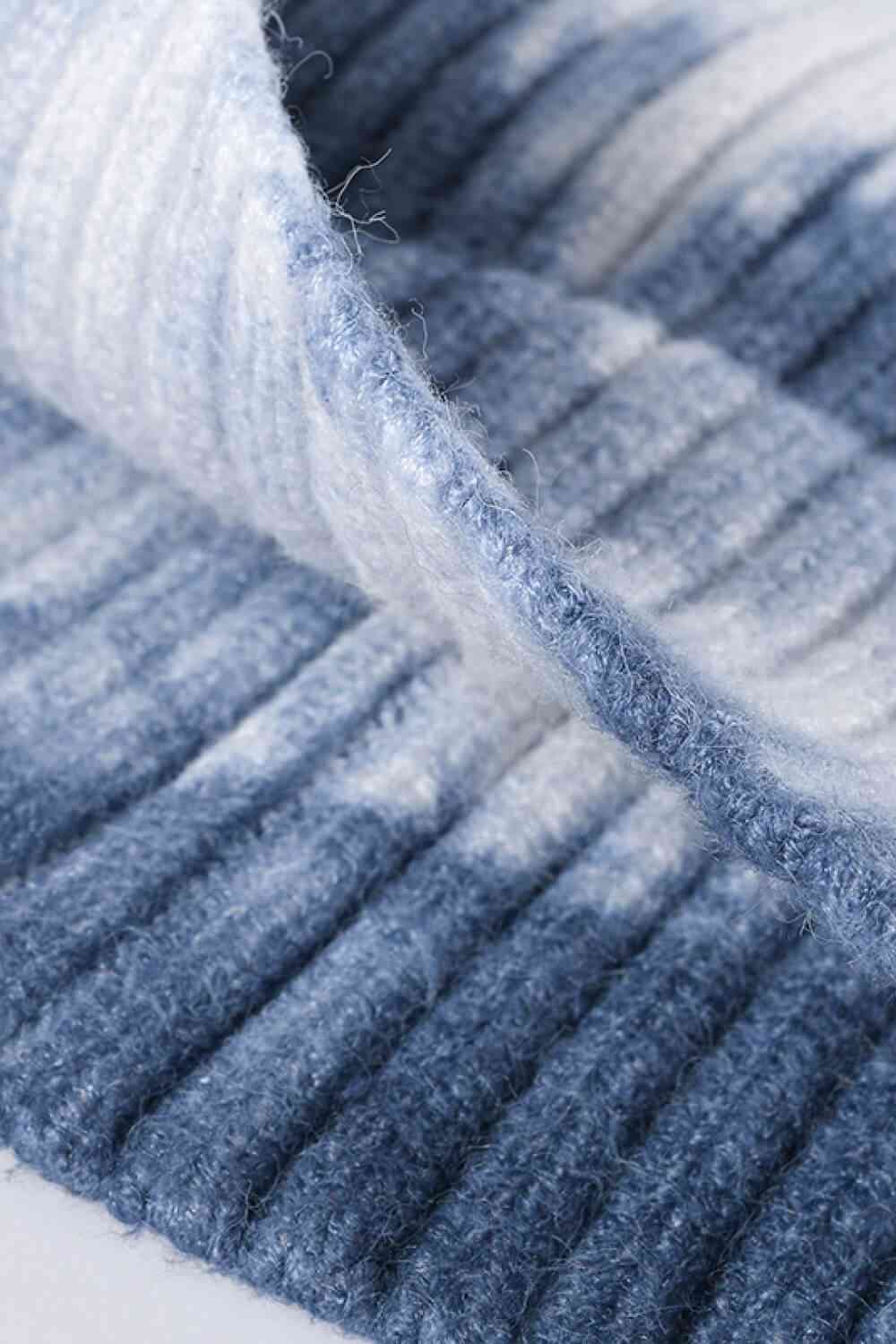 Tie-Dye Ribbed Beanie