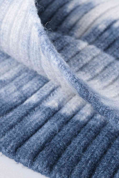 Tie-Dye Ribbed Beanie