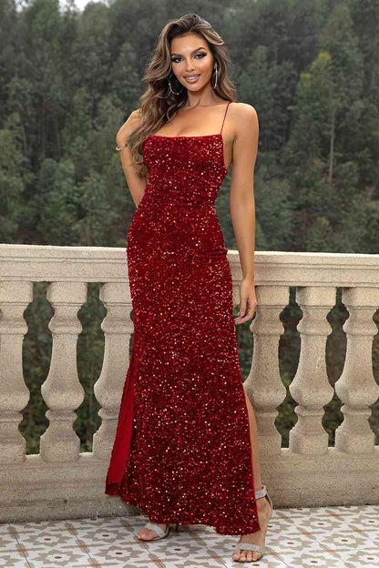 The Sequin Maxi Dress