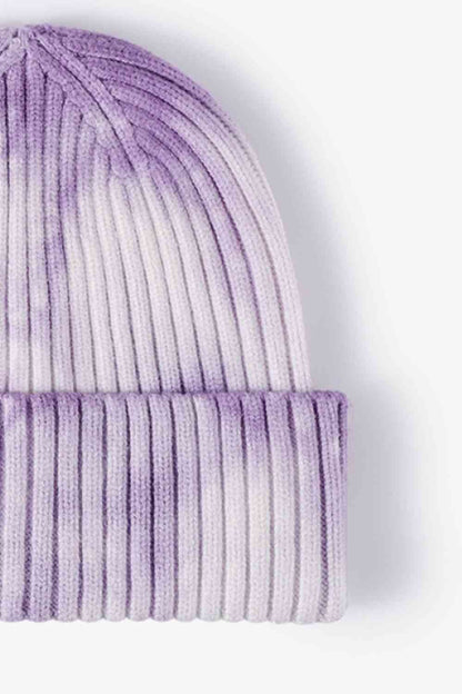 Tie-Dye Ribbed Beanie