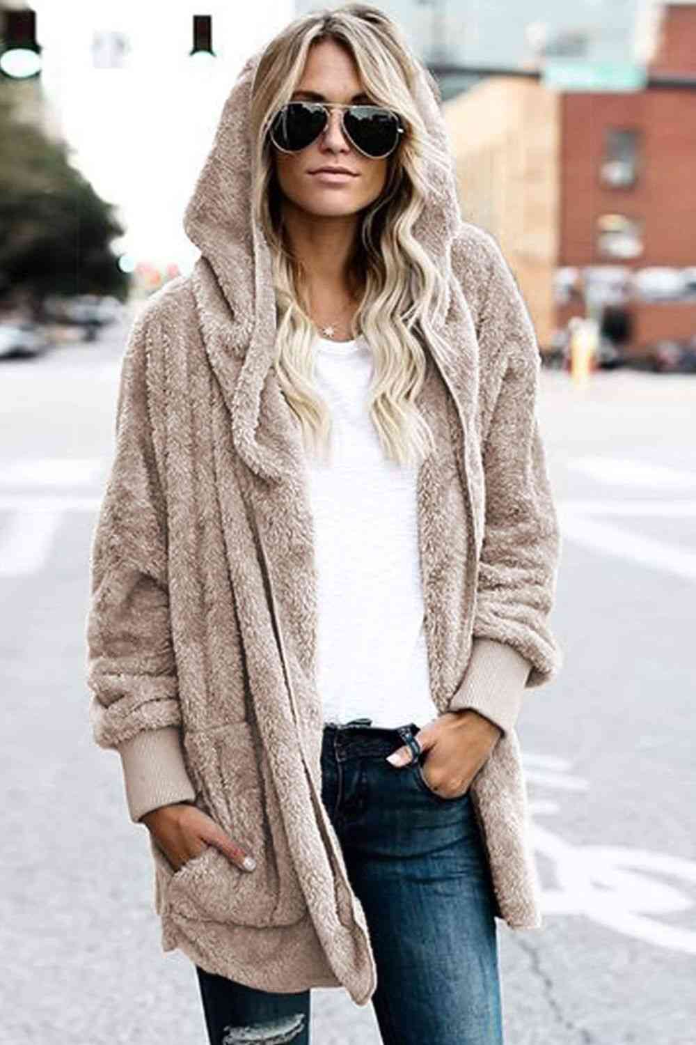 Teddy Hooded Jacket