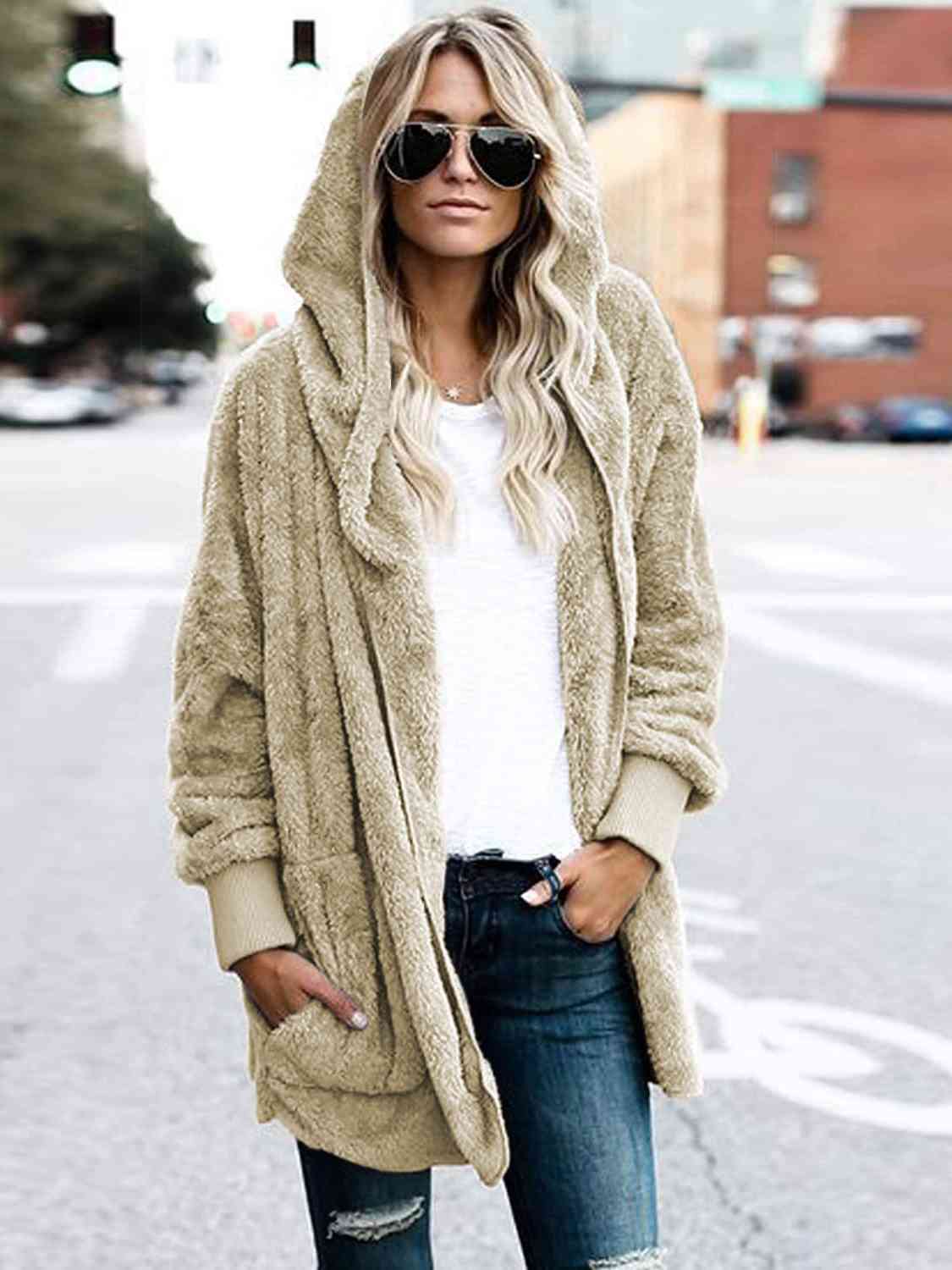 Teddy Hooded Jacket