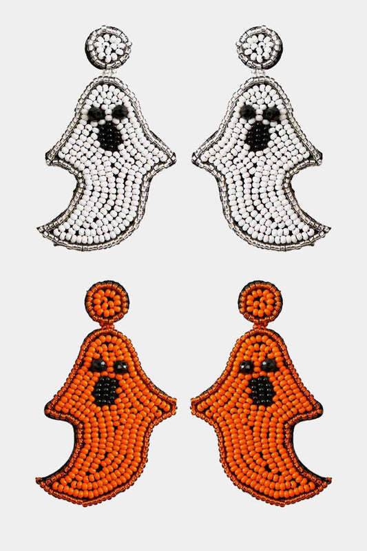 Ghost Beaded Earrings