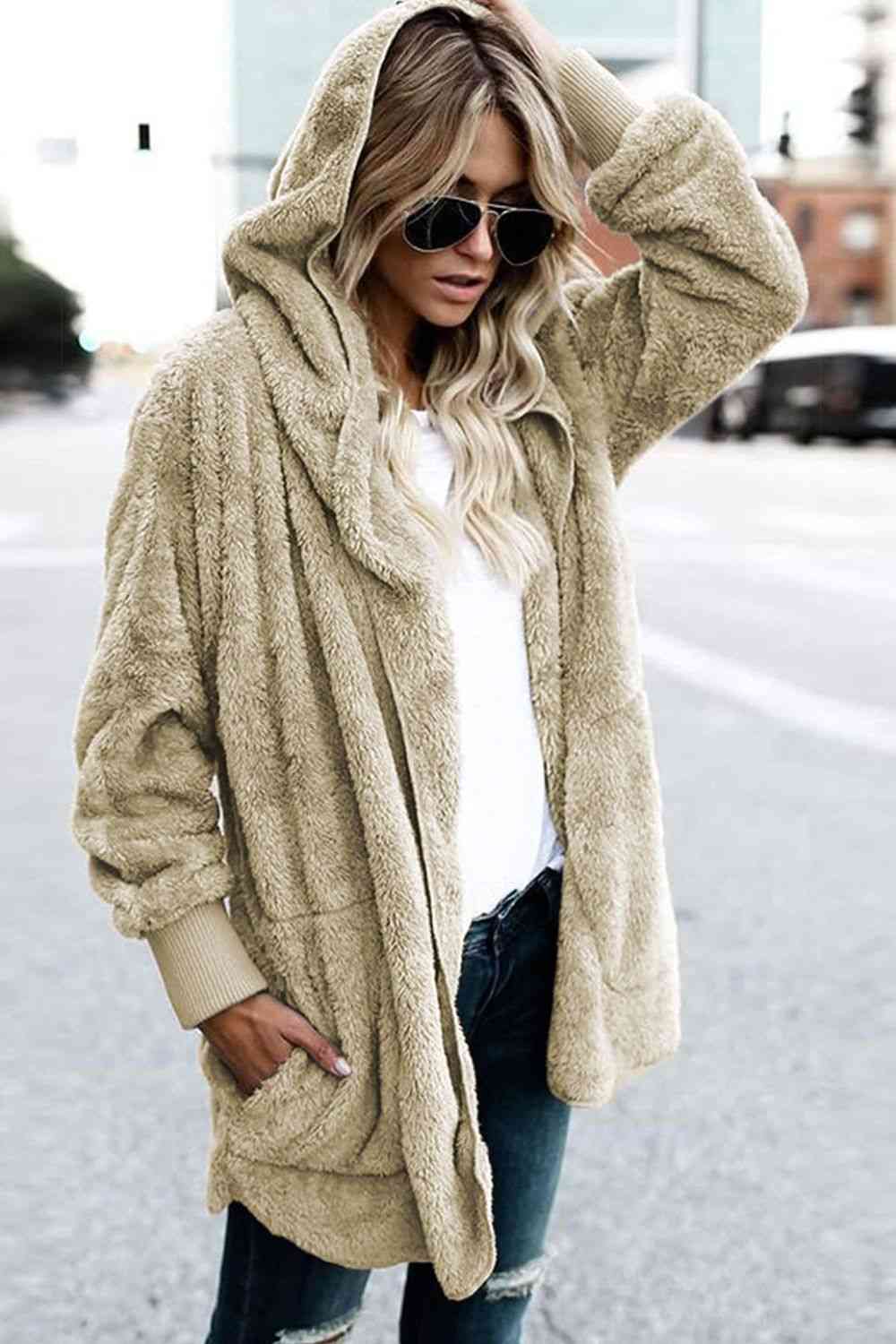 Teddy Hooded Jacket