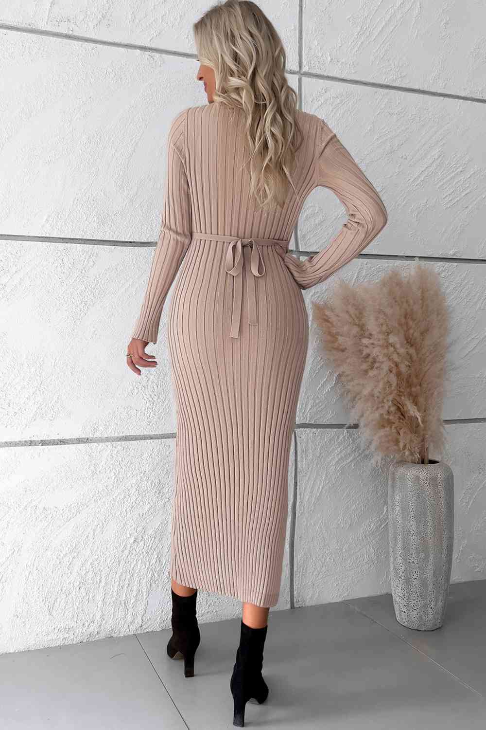 Long Sleeve Sweater Dress