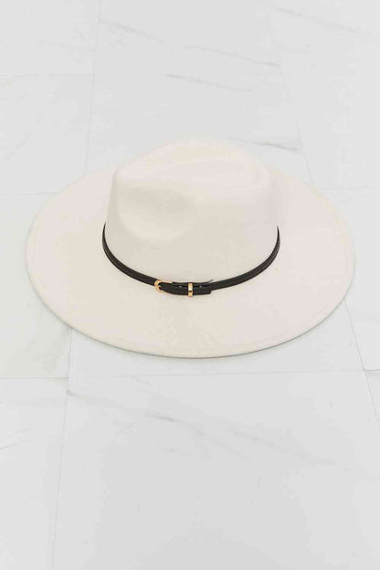 Beige Fedora Hat