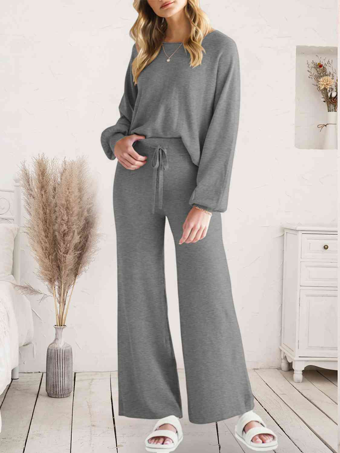 Lounge Top and Pants Set