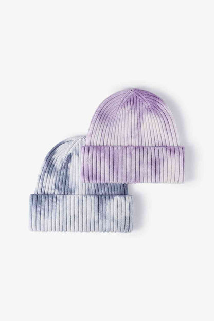 Tie-Dye Ribbed Beanie
