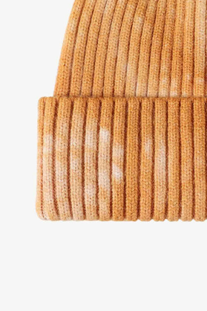 Tie-Dye Ribbed Beanie