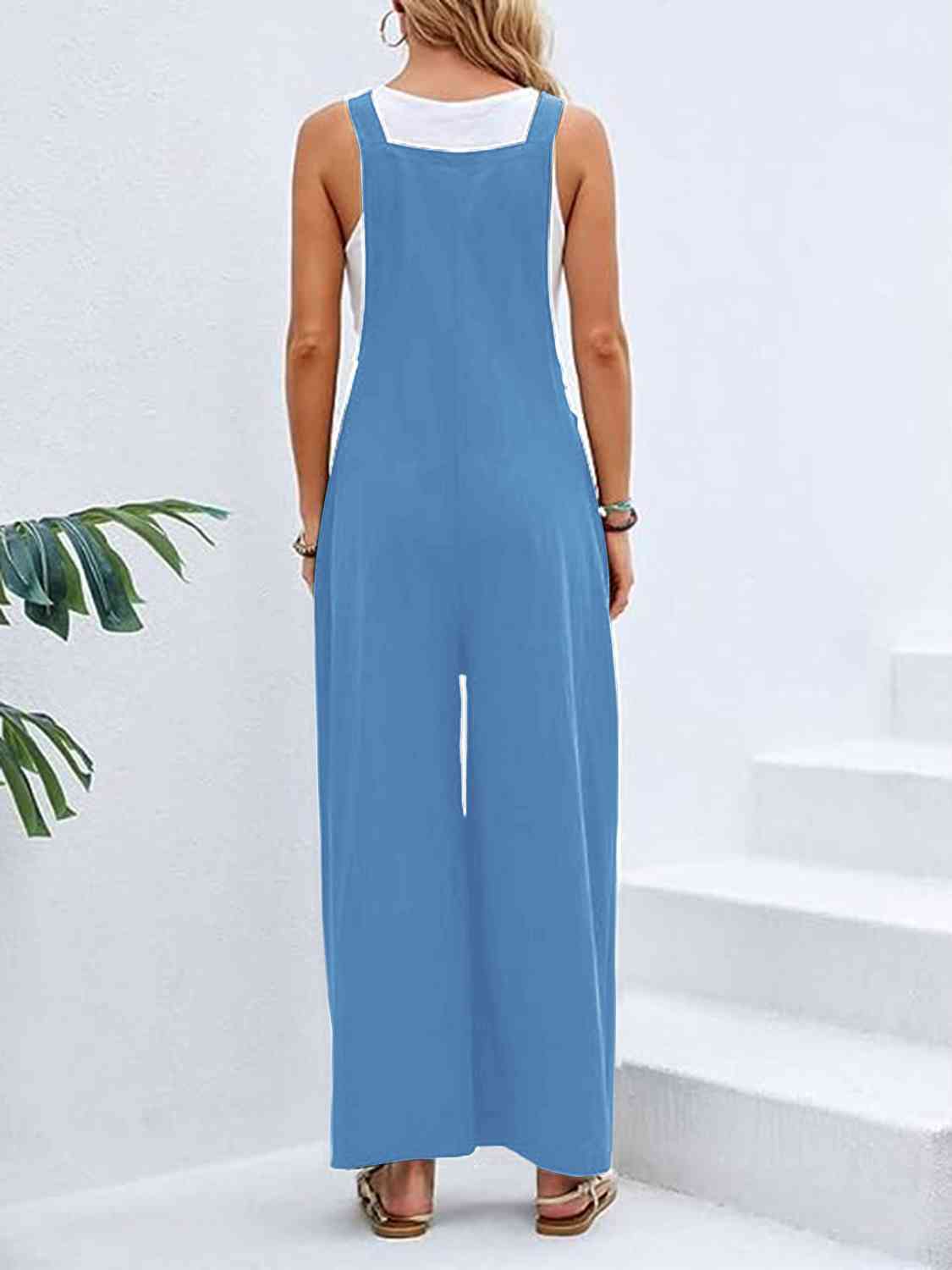 Wide Leg Overalls
