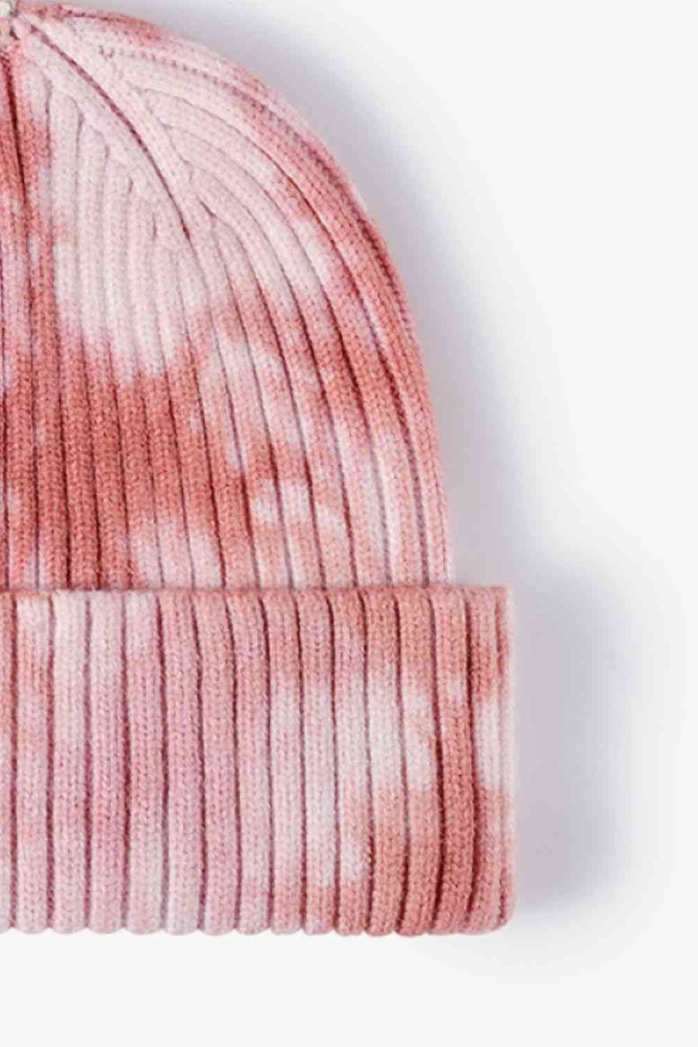 Tie-Dye Ribbed Beanie