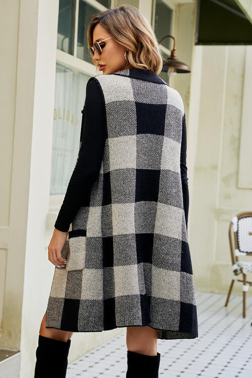 Plaid Cardigan