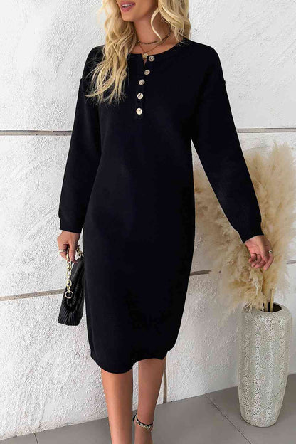 Buttoned Dress
