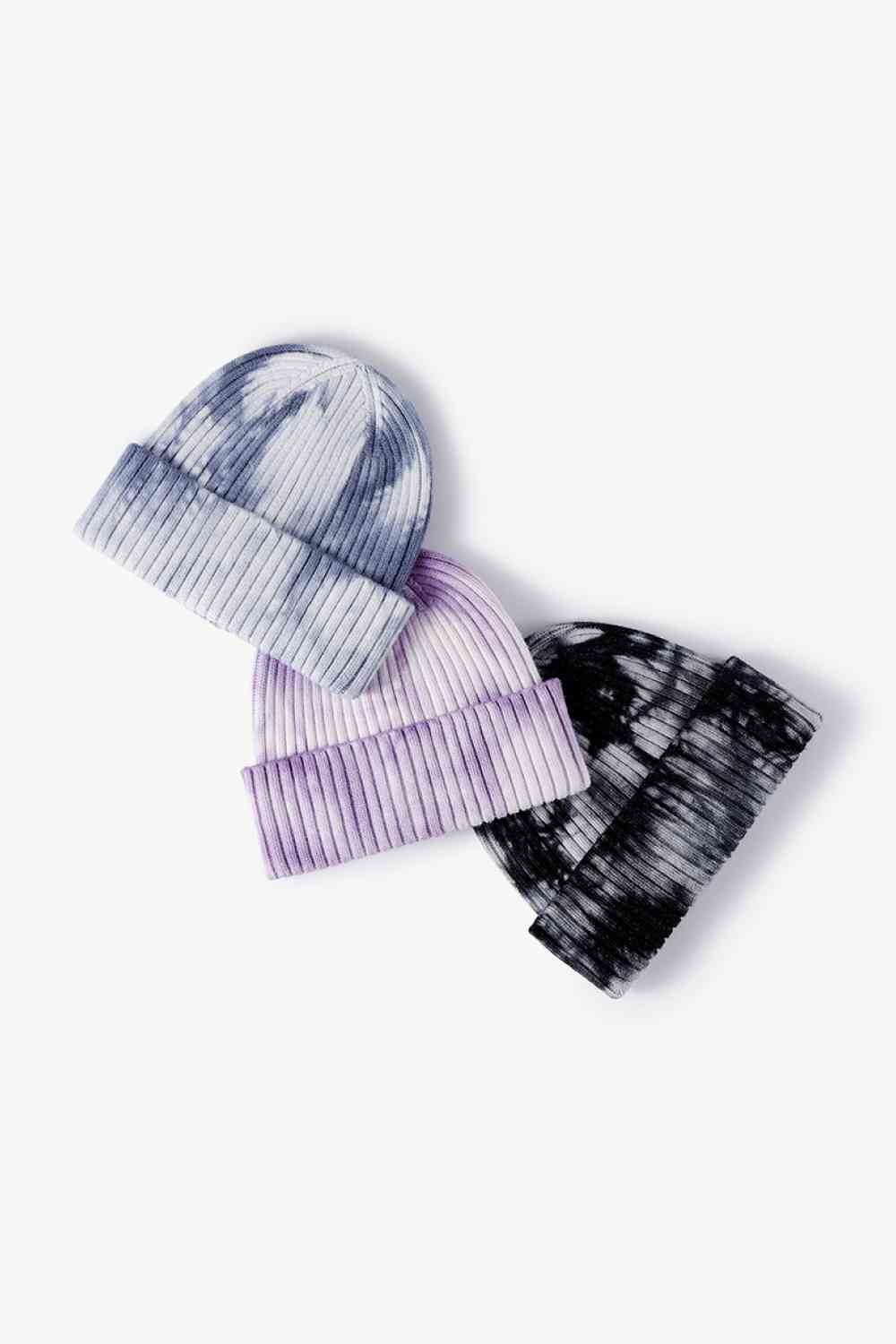 Tie-Dye Ribbed Beanie