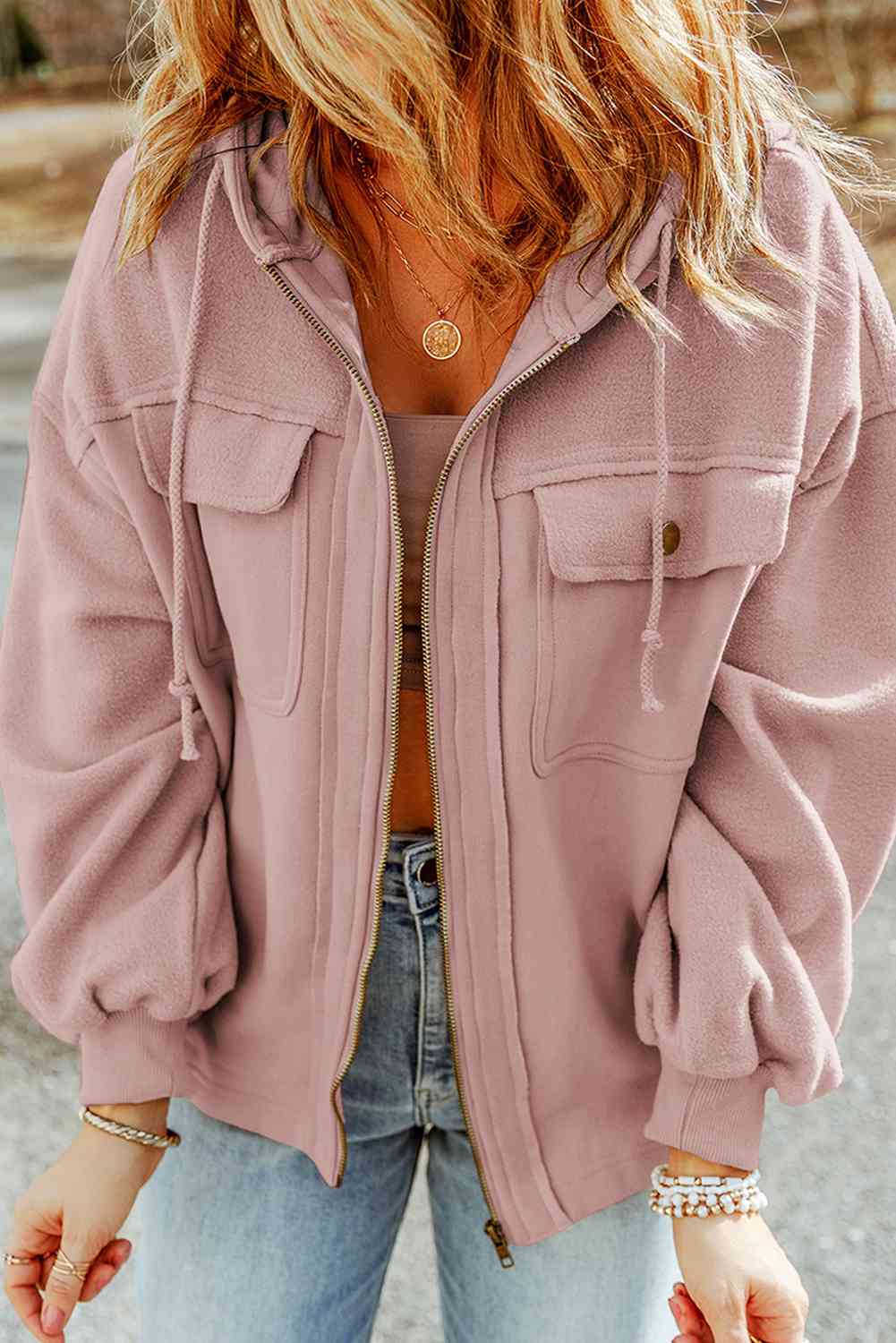 Woodbury Drawstring Hooded Jacket