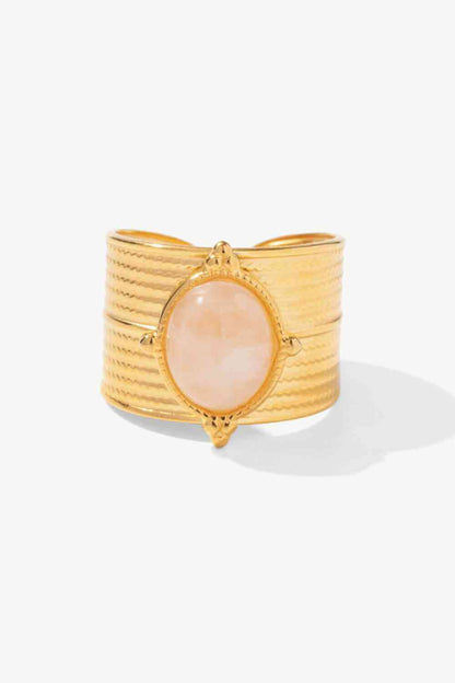 18K Gold-Plated Eye Stone Ring