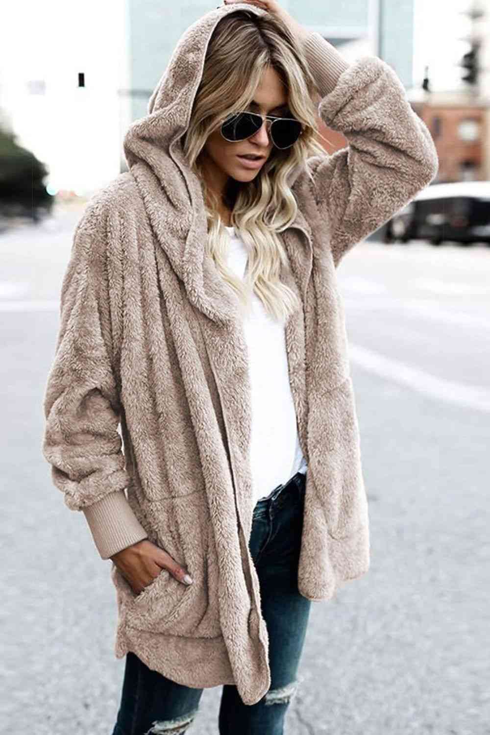 Teddy Hooded Jacket