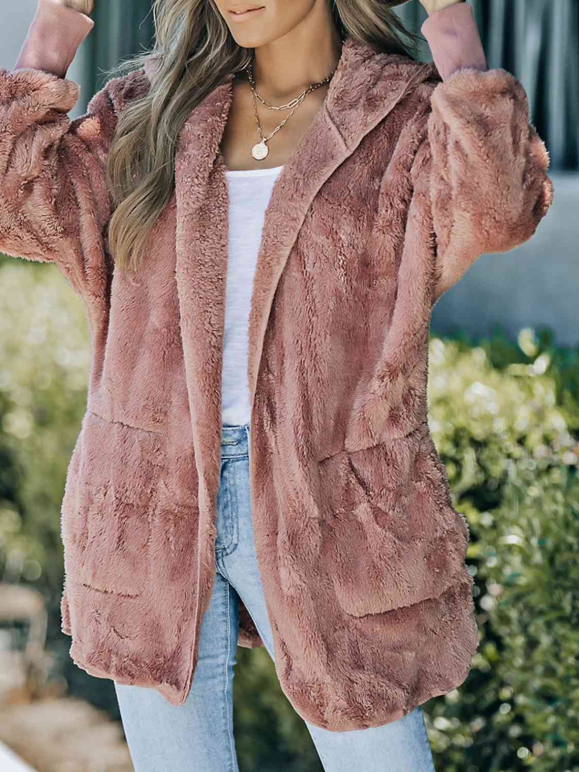 Teddy Hooded Jacket