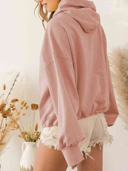 Dropped Shoulder Hoodie