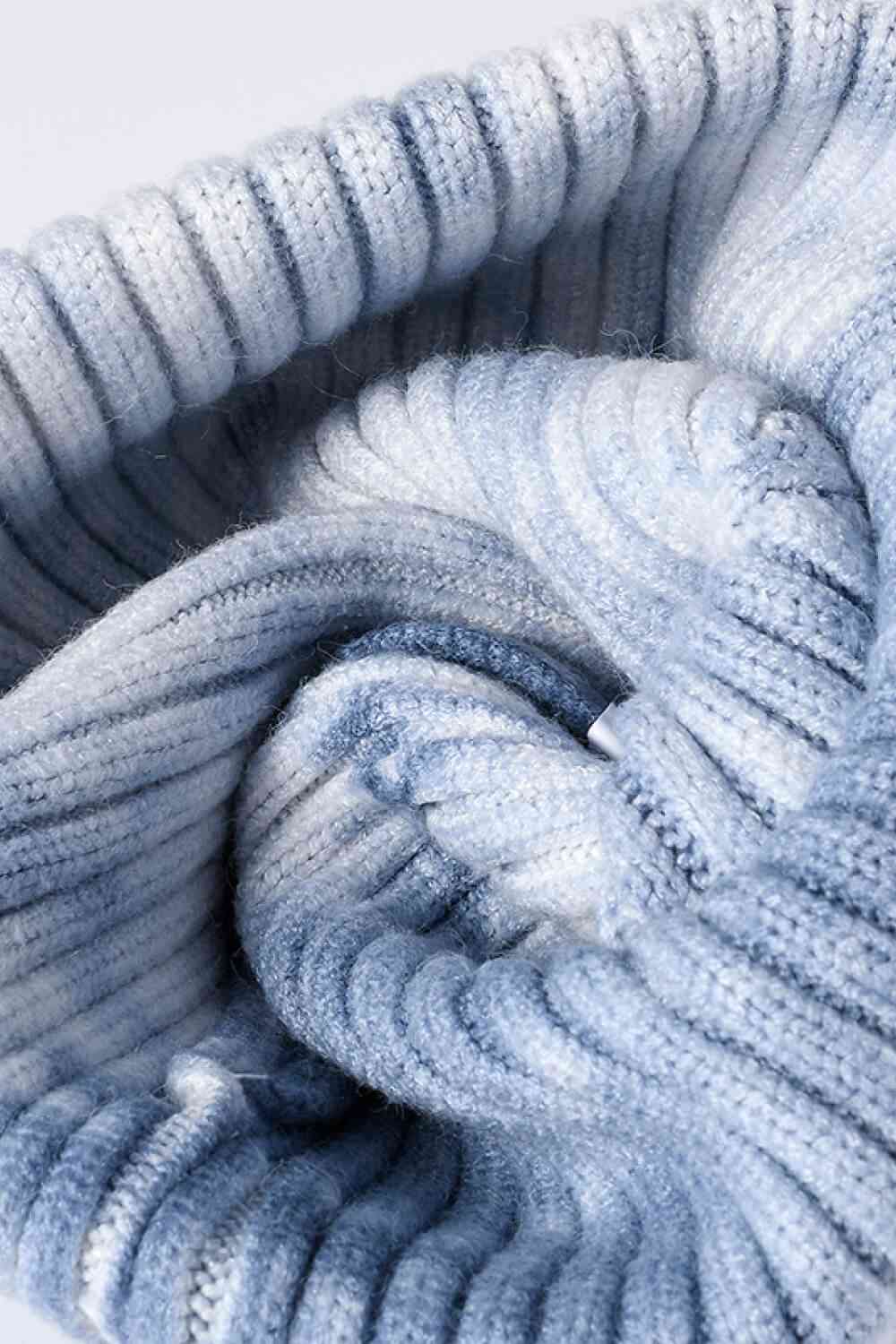 Tie-Dye Ribbed Beanie
