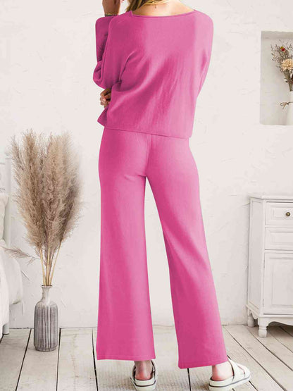 Lounge Top and Pants Set