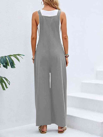 Wide Leg Overalls