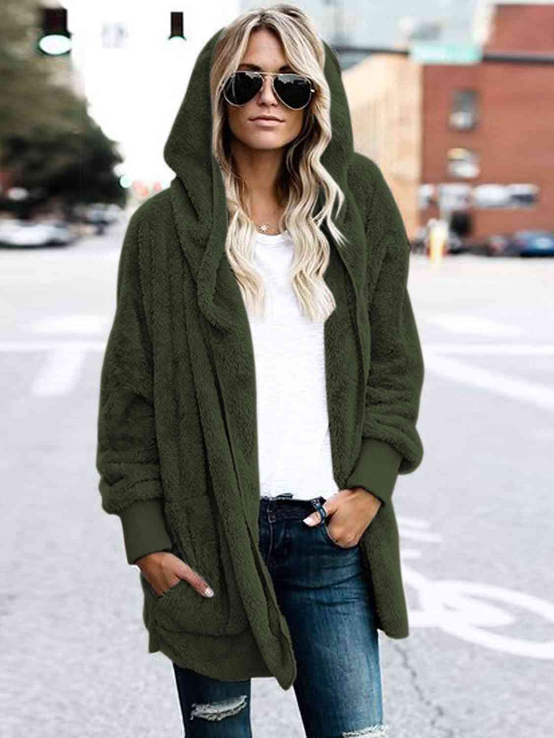 Teddy Hooded Jacket