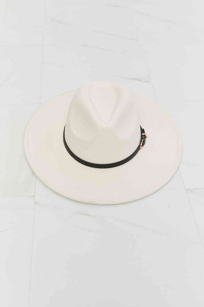 Beige Fedora Hat