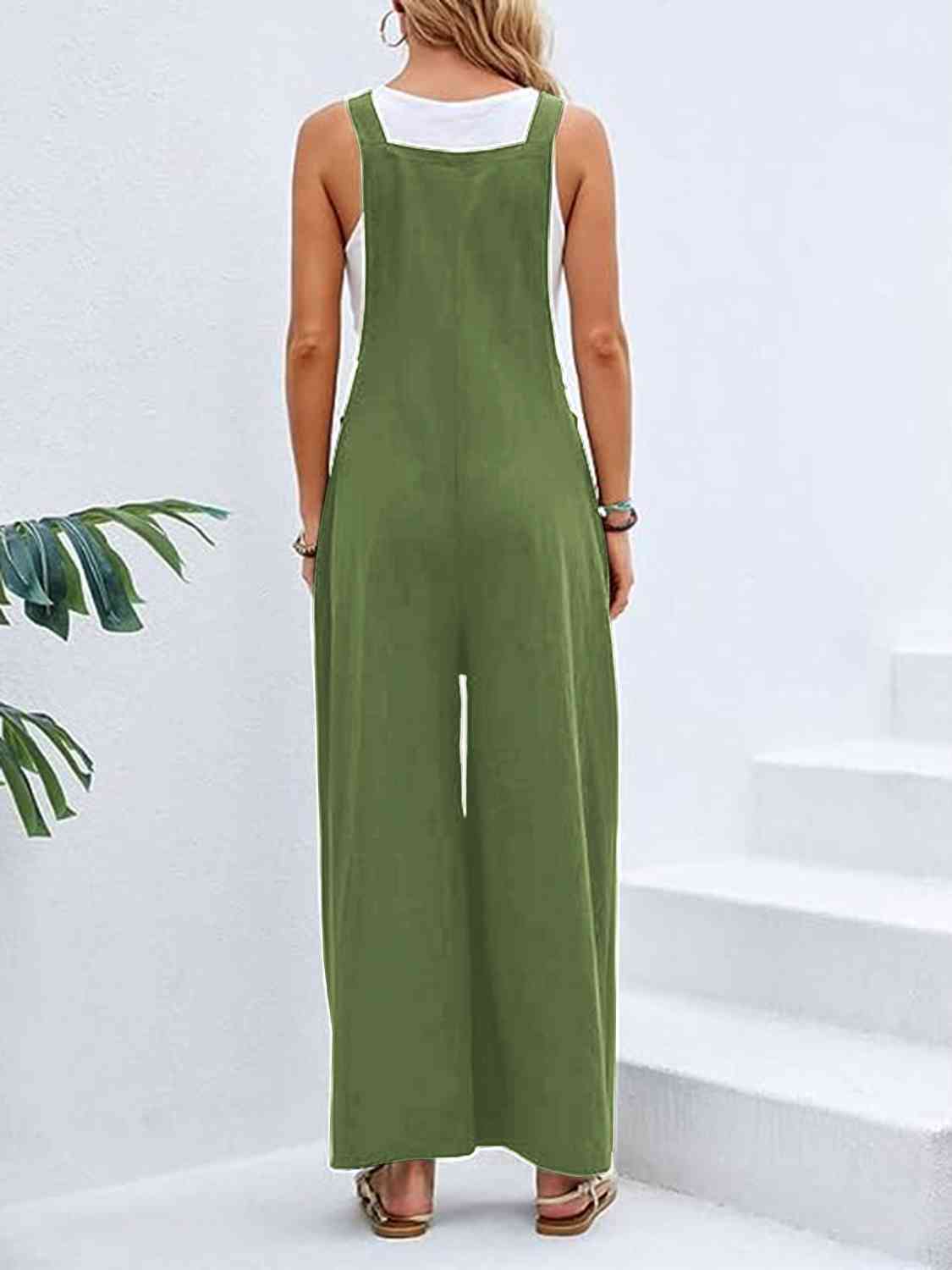 Wide Leg Overalls