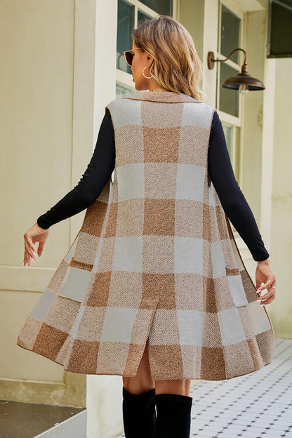 Plaid Cardigan