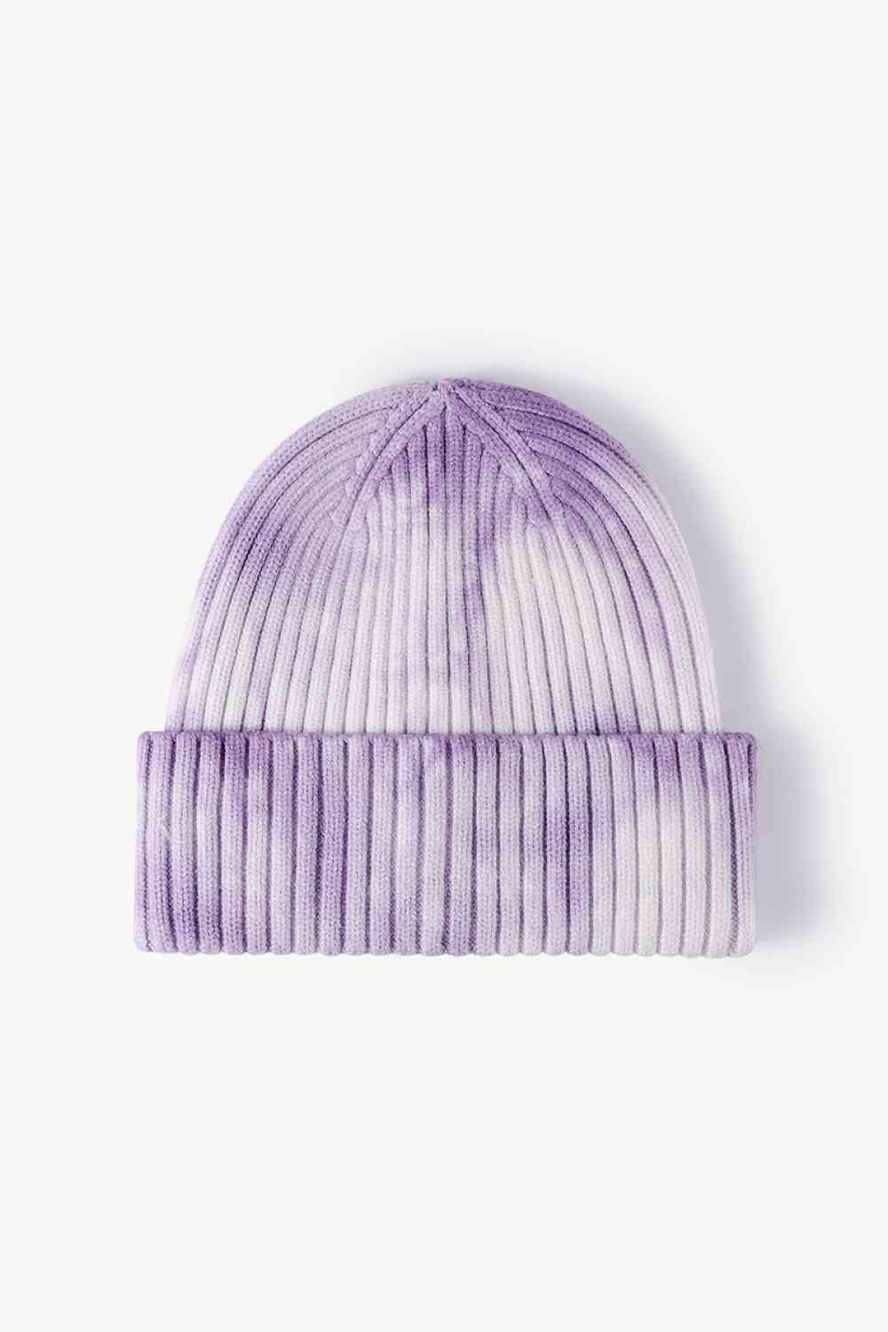Tie-Dye Ribbed Beanie