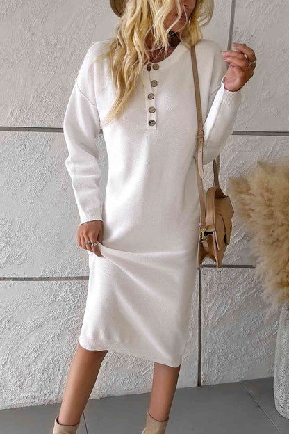 Buttoned Dress