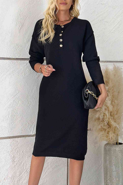 Buttoned Dress