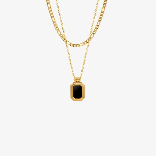 Gold-Plated Pendant Necklace