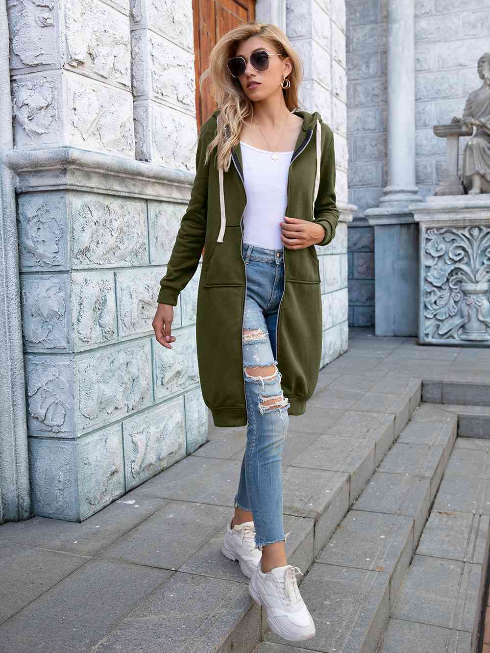 Manhattan Longline Hoodie
