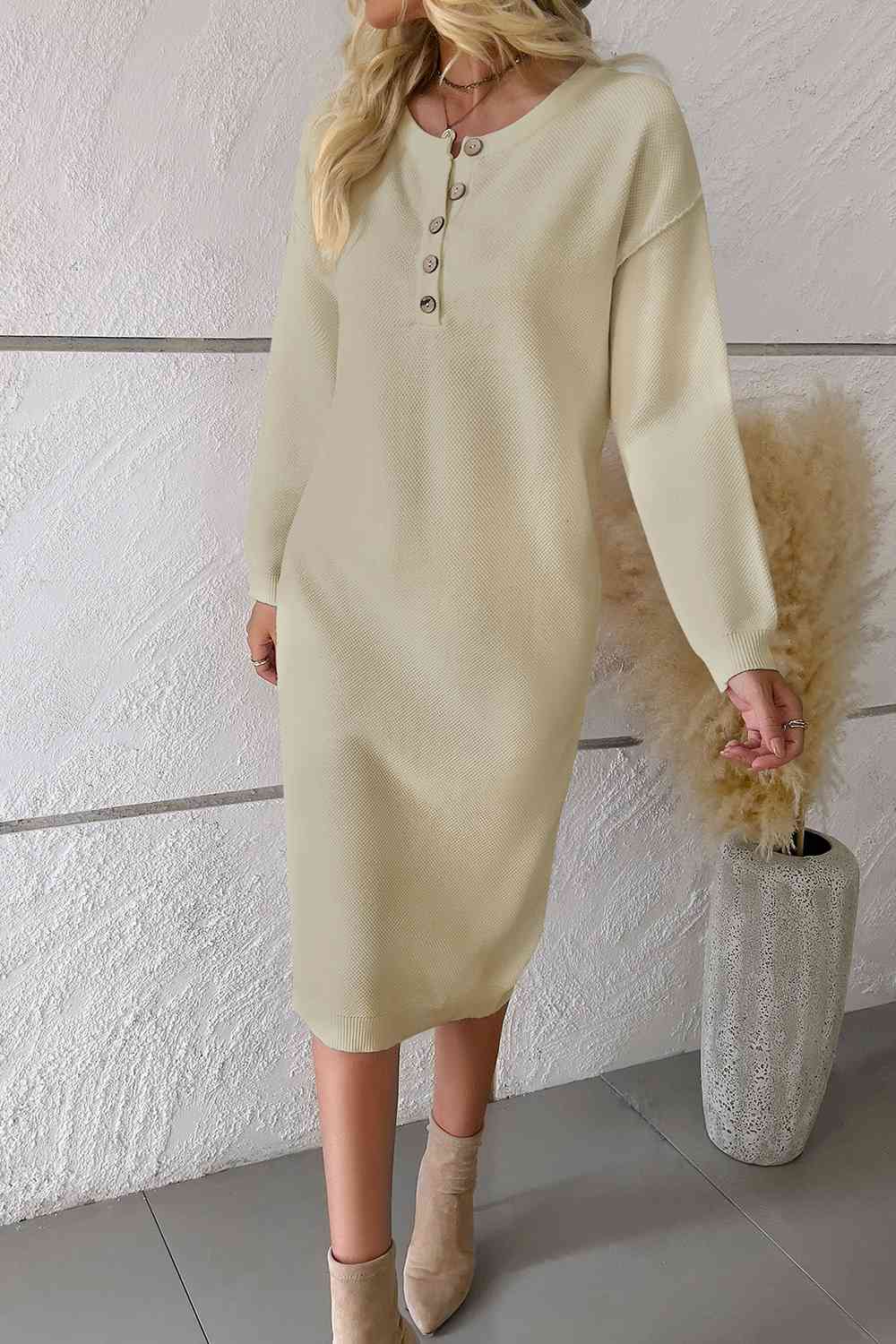 Buttoned Dress