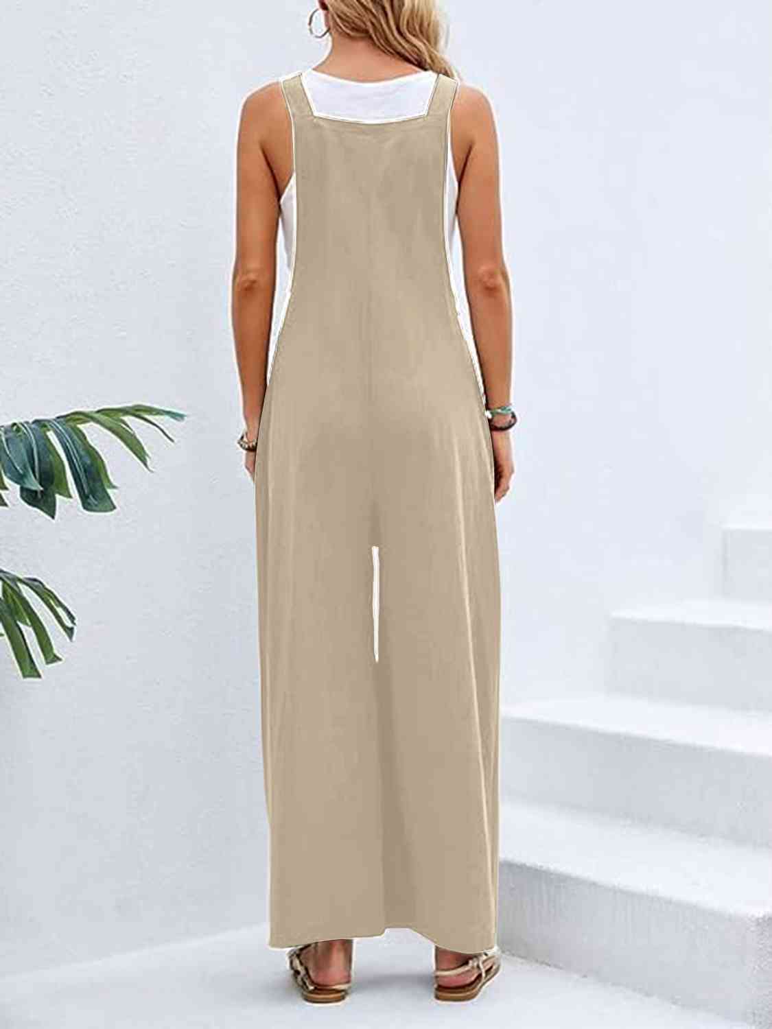 Wide Leg Overalls