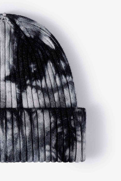 Tie-Dye Ribbed Beanie