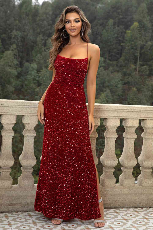 The Sequin Maxi Dress