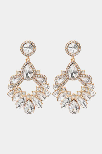 Glass Stone Colorful Earrings
